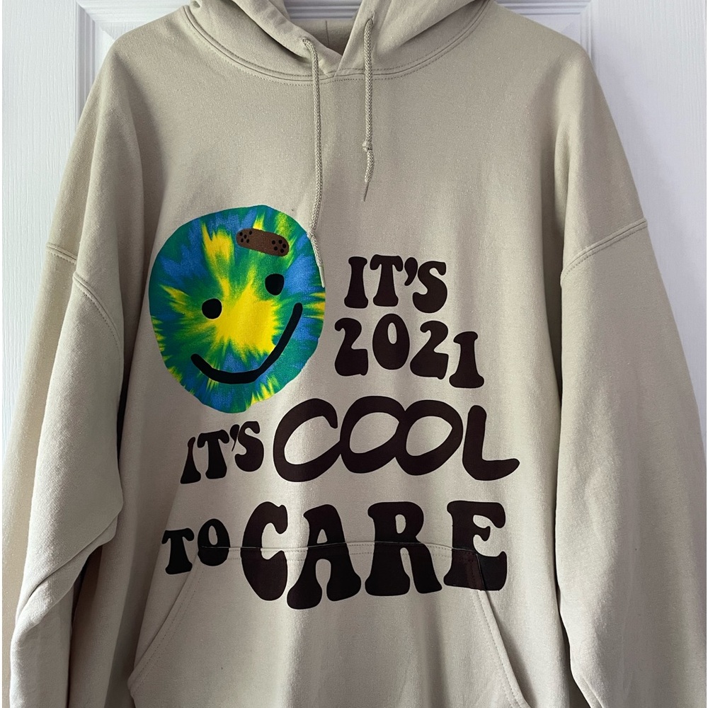 ⭐️SOLD⭐️ Lonely Ghost 2021 It’s Cool to Care Hoodie